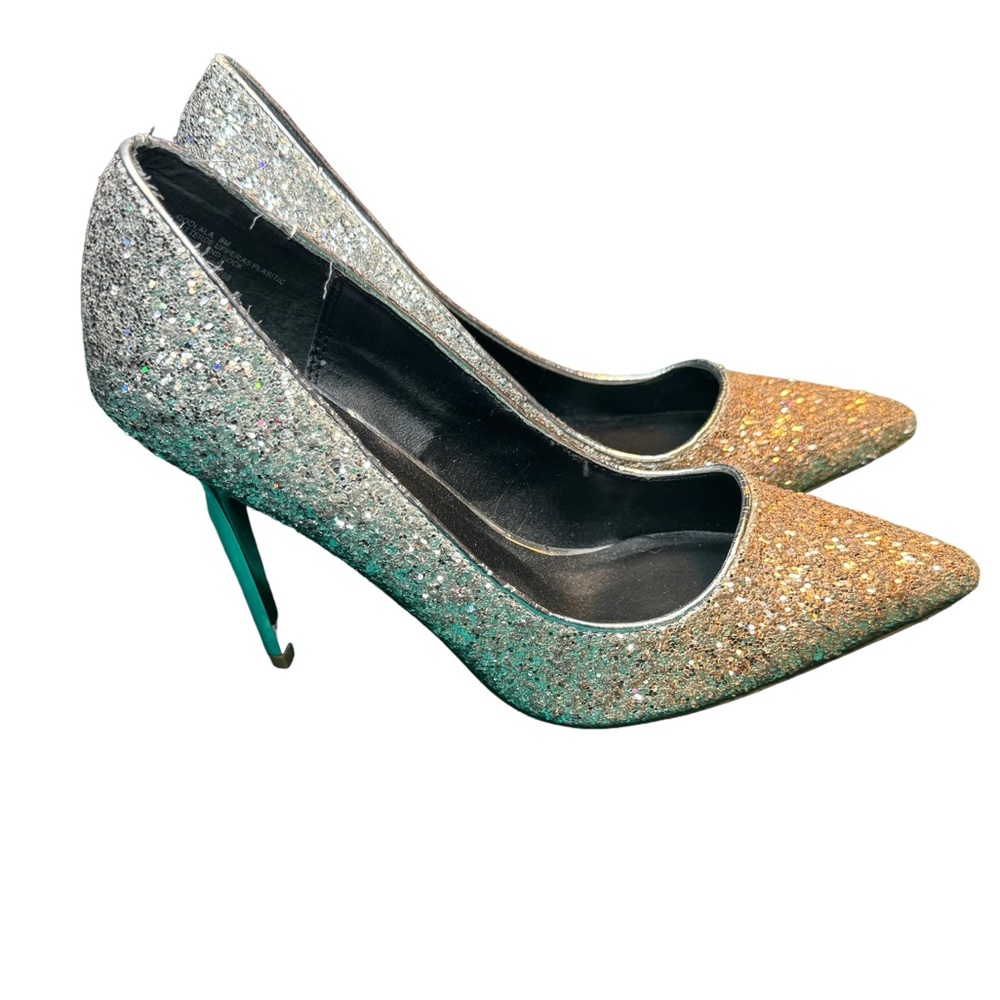SHI BY JOURNEYS | Rose Gold & Silver Stiletto Pumps | Size 8 | So gorge… - Picture 1 of 11